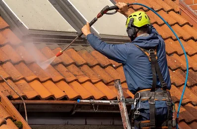 Démoussage et hydrofuge de toiture à Valonne